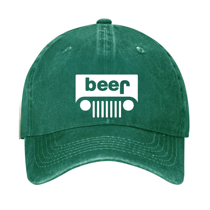 Funny Beer Or Jeep Hat