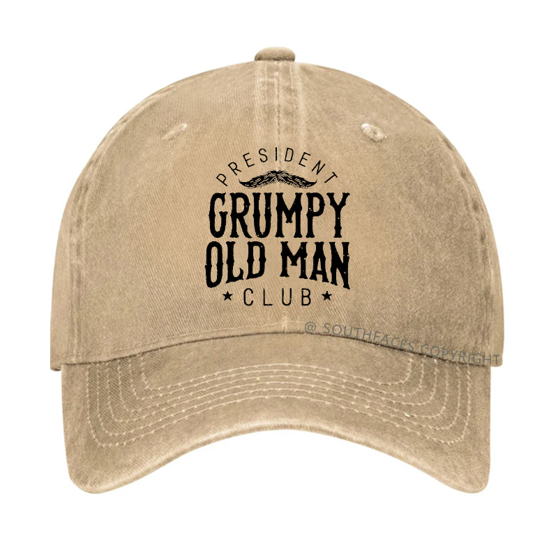 PRESIDENT GRUMPY OLD MAN CLUB Hat