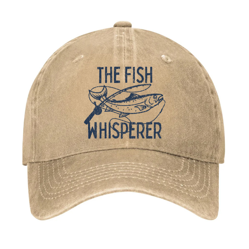 The Fish Whisperer Funny Fishing Hat
