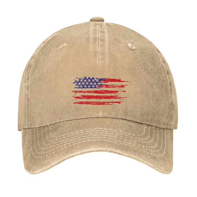 Colorful Flag Print Hat