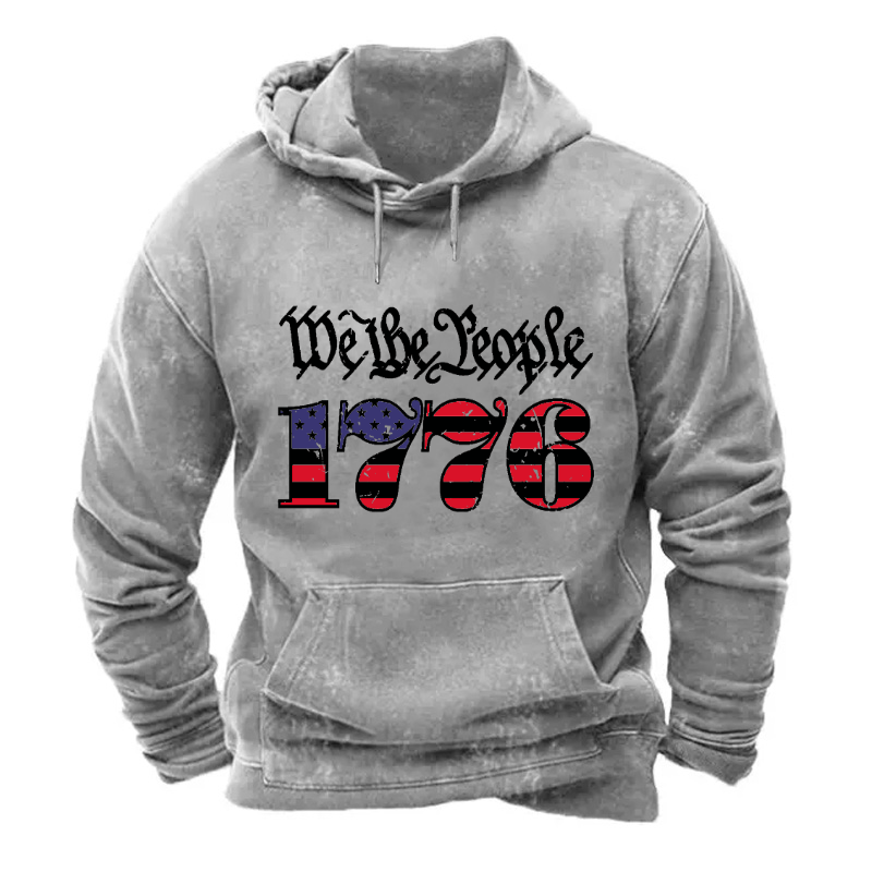 USA Flag 1776 We The People Hoodie