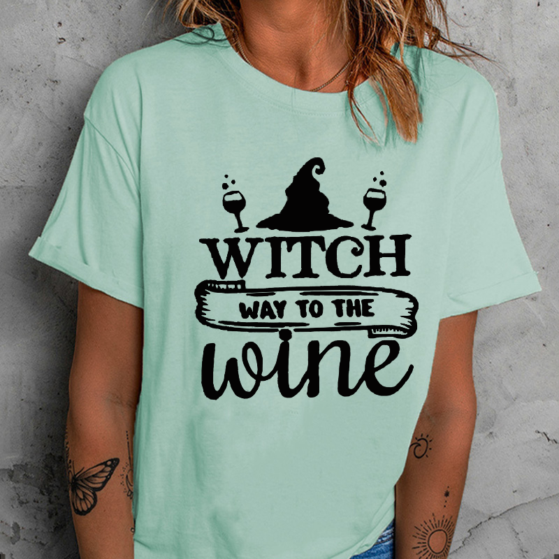 Witch Way To The Wine T-shirt