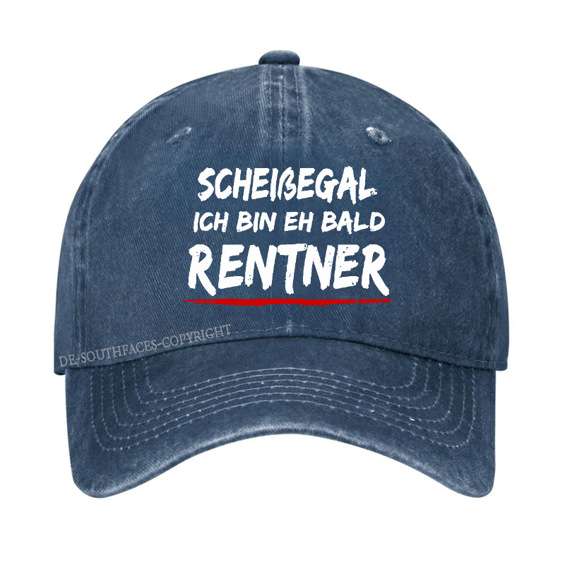 Scheiβegal Ich Bin Eh Bald Rentner Baseball Cap