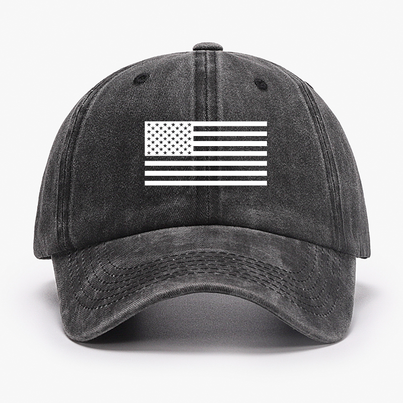 Classic American Flag Print For Men Hat