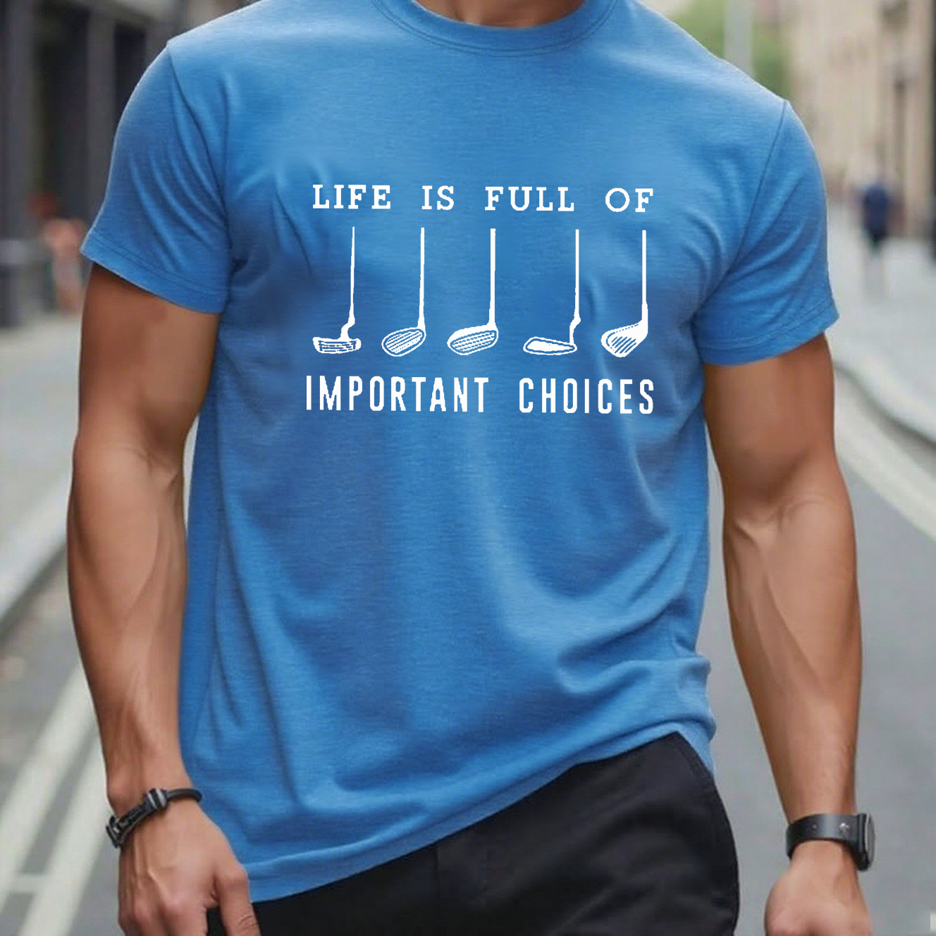 Life Is Full Of Important Choice Golf Player T-shirt