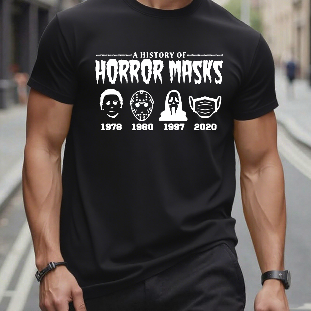 A History Of Horror Masks T-shirt