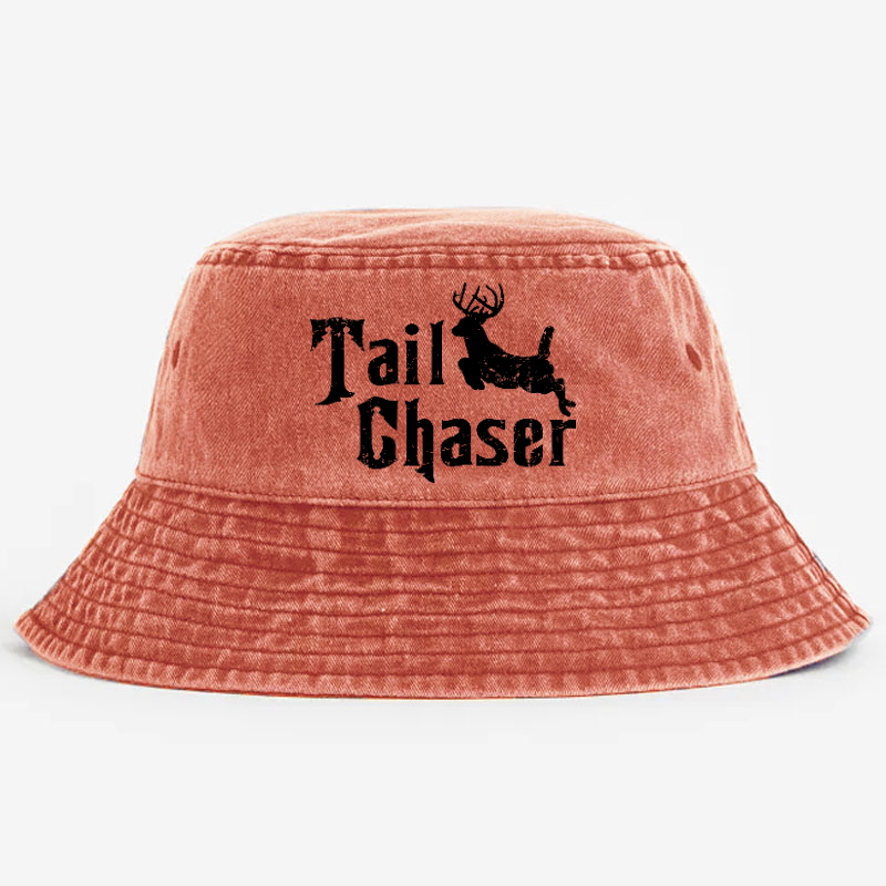 Tail Chaser Funny Hunting Bucket Hat
