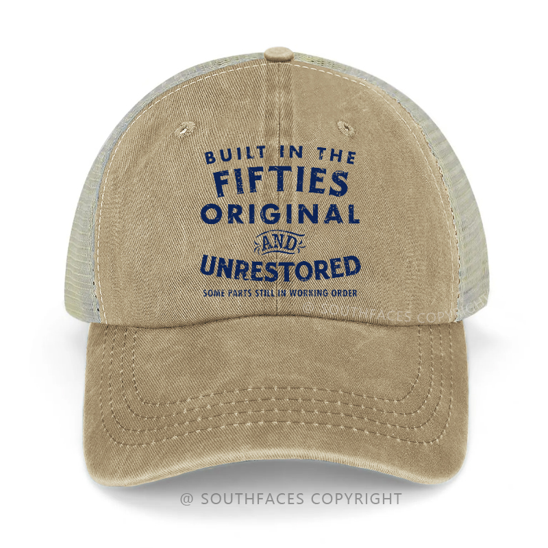 Built In The Fifties Original And Unrestored Trucker Cap