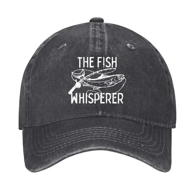The Fish Whisperer Funny Fishing Hat