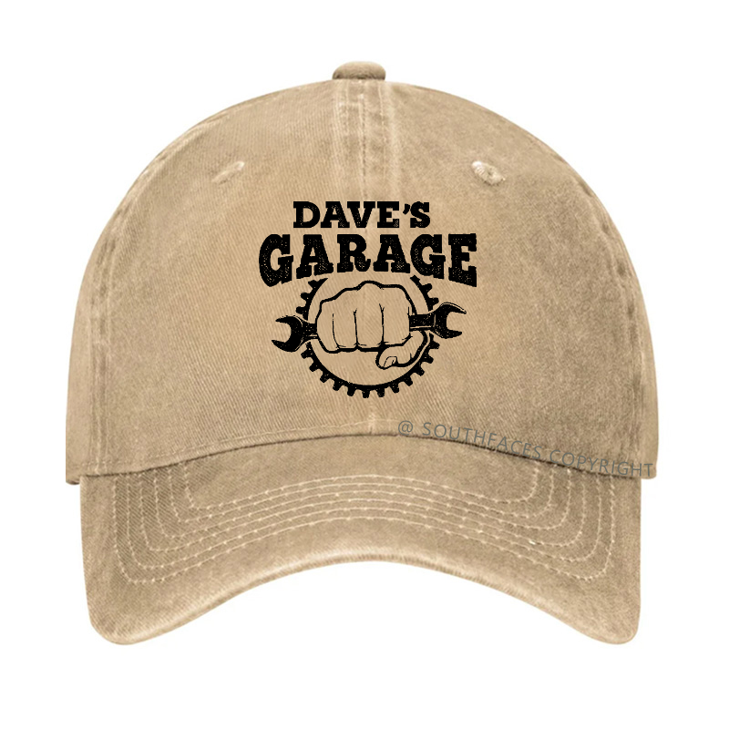 Dave's Garage Funny Custom Baseball Hat