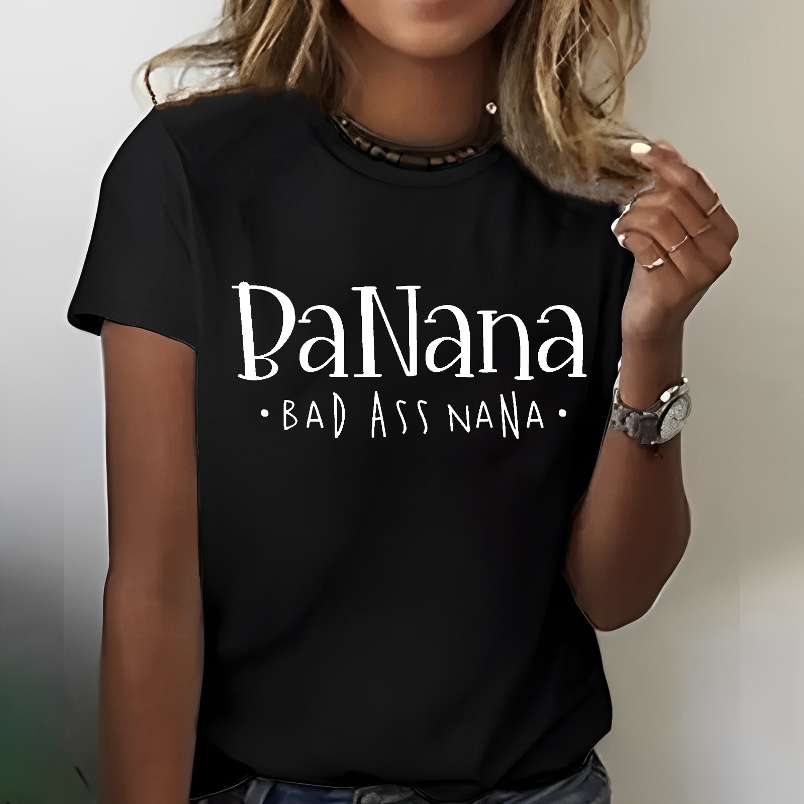 BANANA Bad Ass Nana Funny Grandma Gift T-shirt