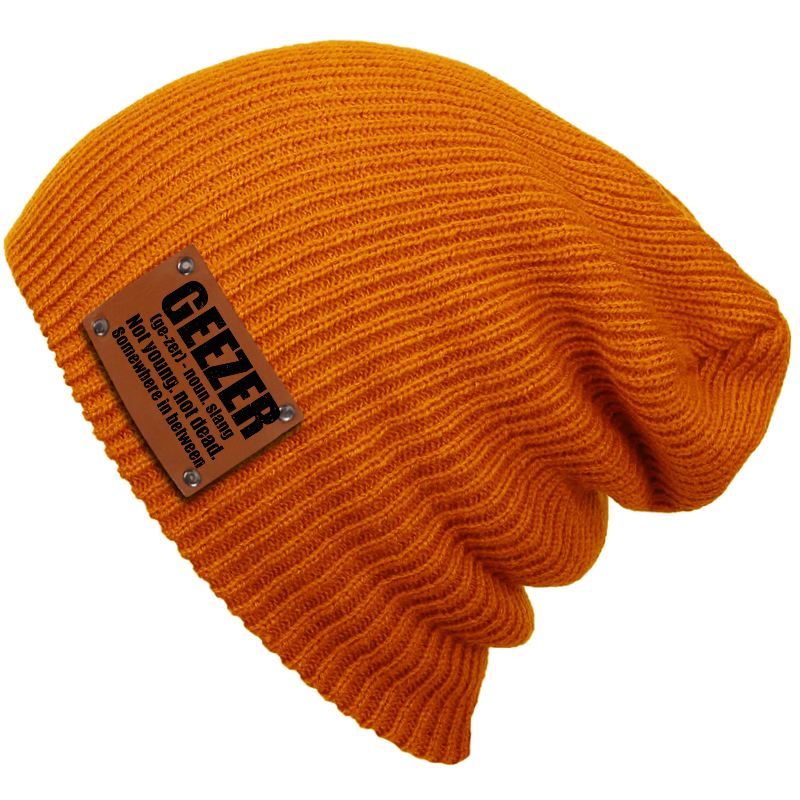 Geezer Not Young Not Dead Somewhere In Between Beanie
