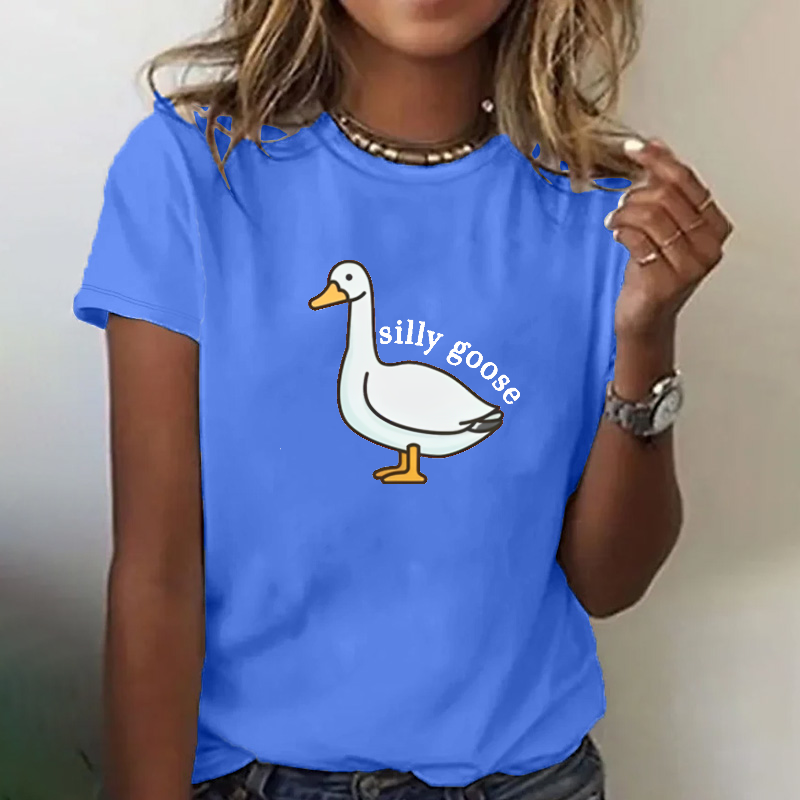 Silly Goose Funny Print T-shirt