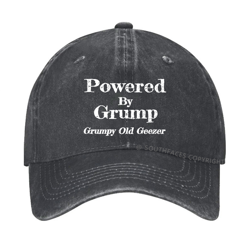 Powered By Grump Grumpy Old Geezer Hat