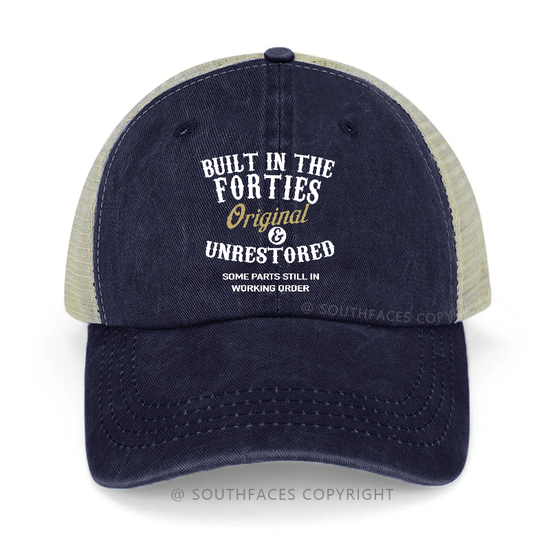 Built In The Forties Original And Unrestored Trucker Cap