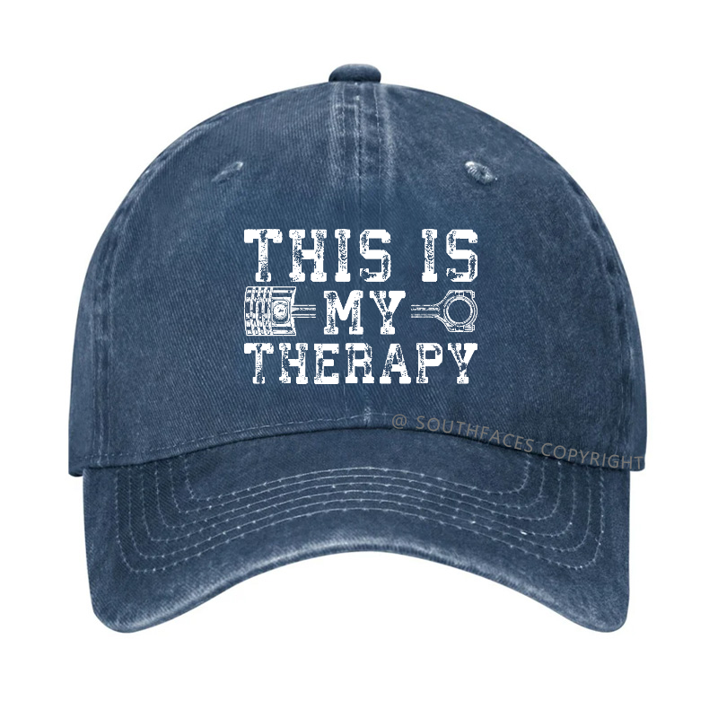 This Is My Therapy Funny Tools Print Gift Hat