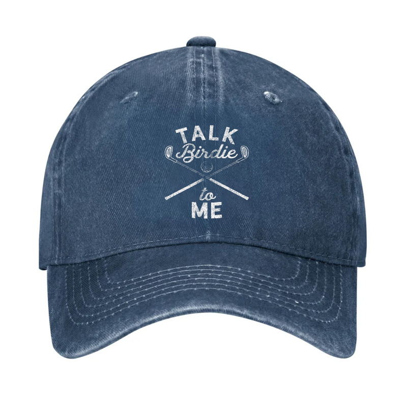 Talk Birdie to Me Funny Golf Hat