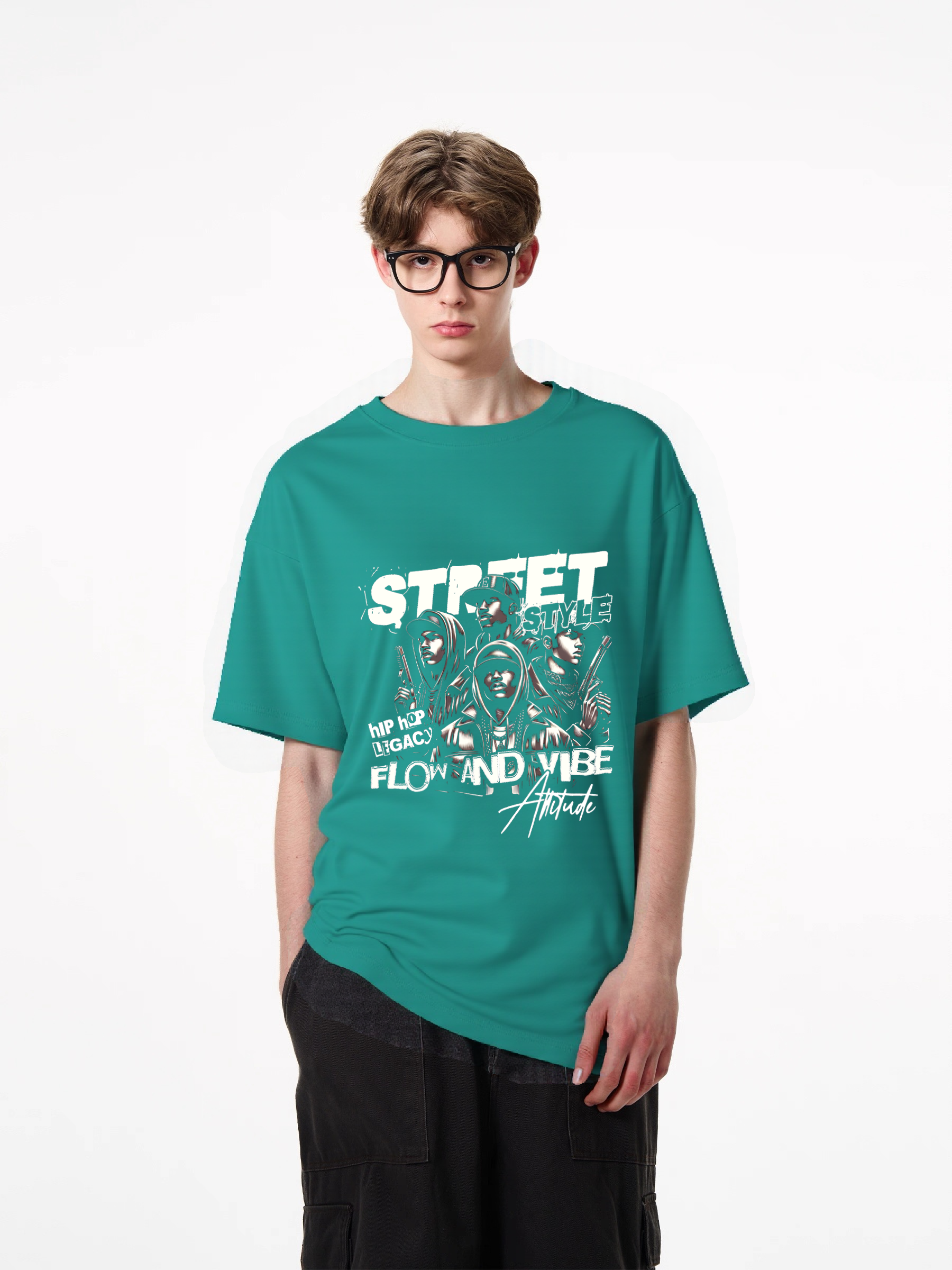 1pcs Street Vibe Attitude T Shirt 180g pure cotton print design trendy apparel various colors fashion graphic hip hop legacy style Heavenly' & Other Designs in Lightweight Fabrics for Summer Wear Heavenly' Casual Crew