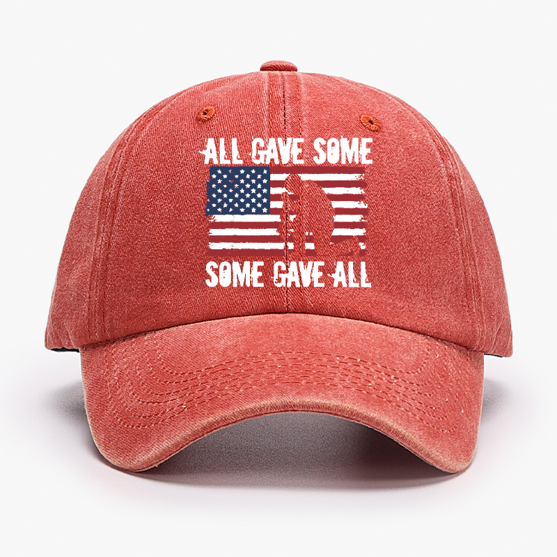 All Gave Some Some Gave All Patriotic Hat