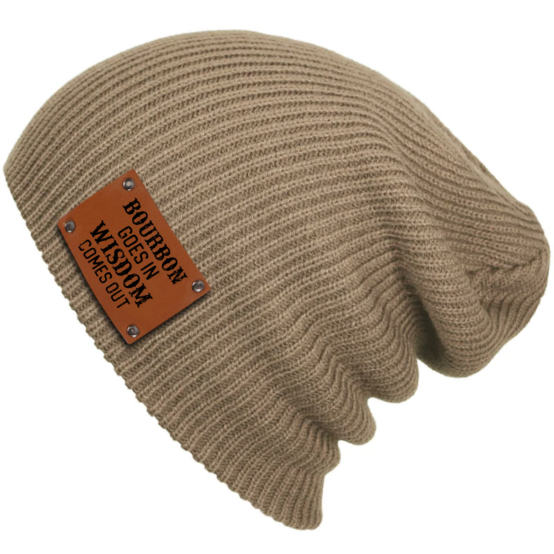Bourbon Goes In Wisdom Comes Out Beanie