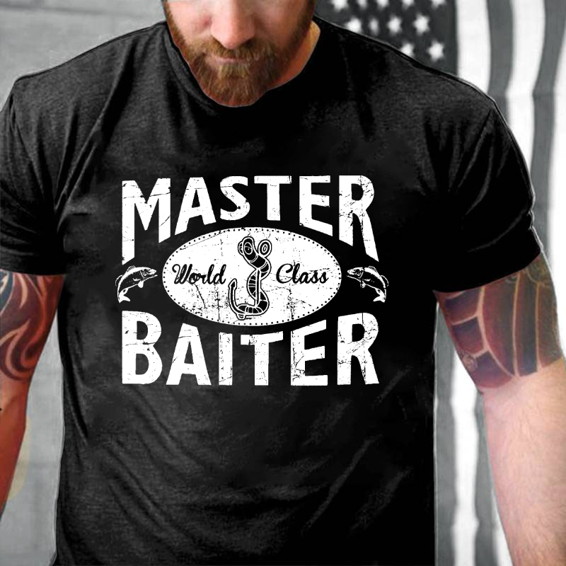 Master Baiter Funny Fishing T-shirt