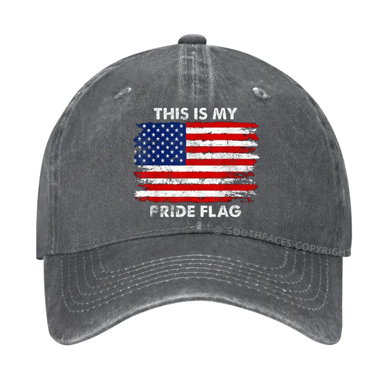 This Is My Pride Flag USA Flag Print Hat