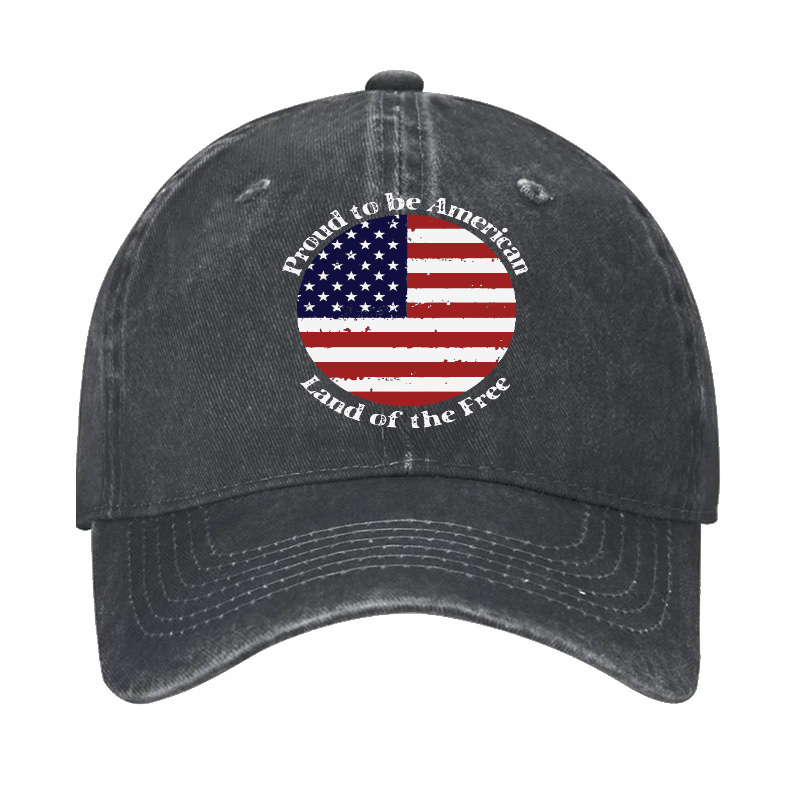 Men's Proud To Be American Land Of The Free Hat