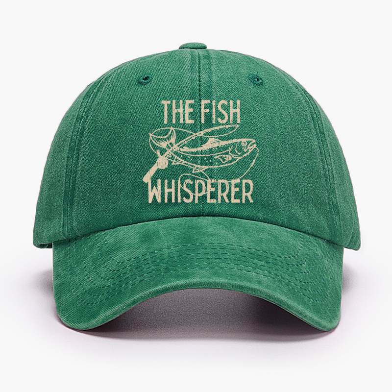 The Fish Whisperer Funny Fishing Hat