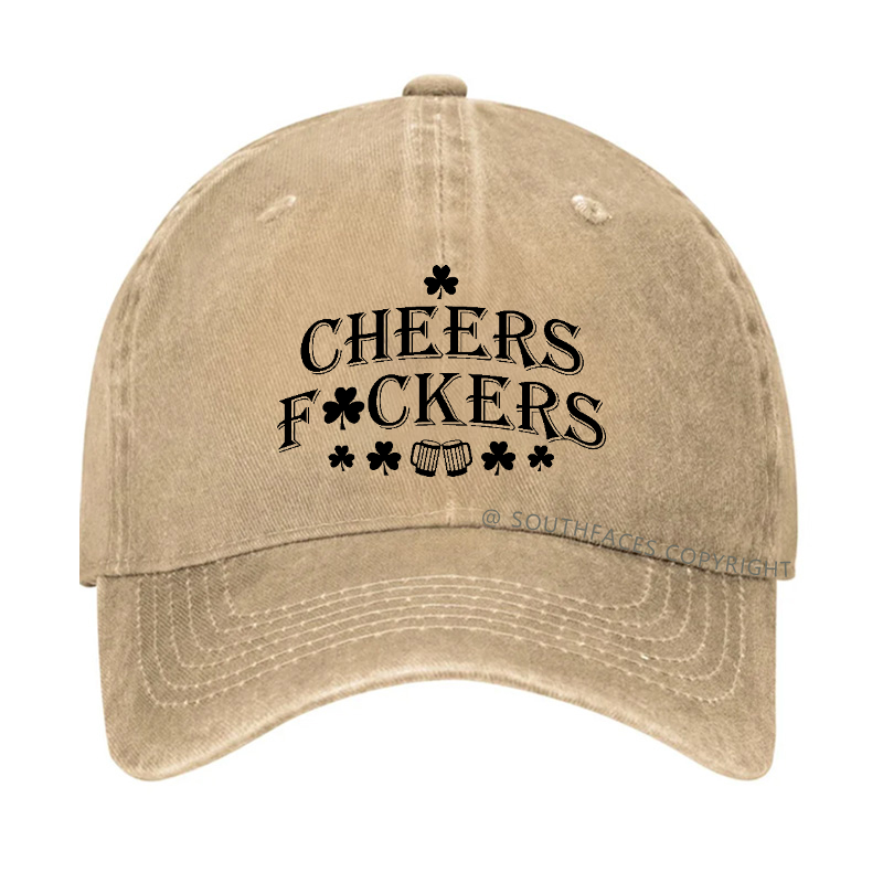 Cheers Fuckers Funny St. Patrick's Day Hat