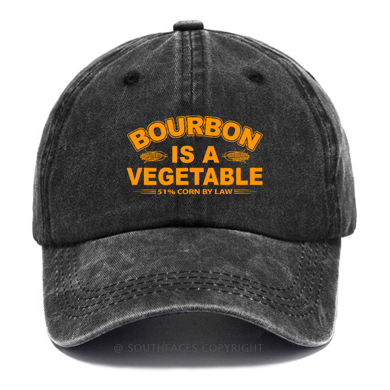 Bourbon Is A Vegetable 51% Corn By Law Hat