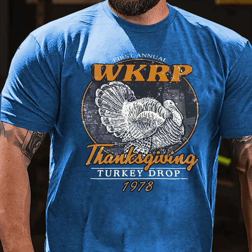 First Annual Wkrp Thanksgiving Turkey Drop T-Shirt