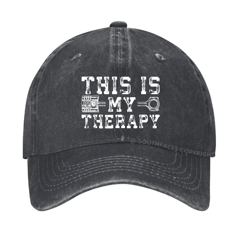 This Is My Therapy Funny Tools Print Gift Hat