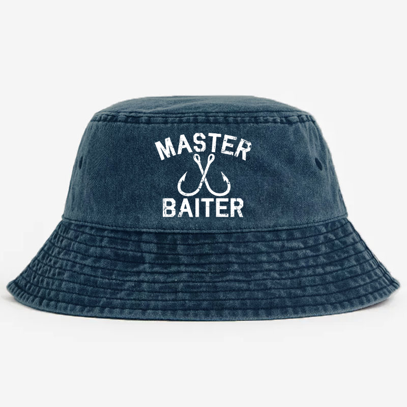 Master Baiter Funny Fishing Bucket Hat