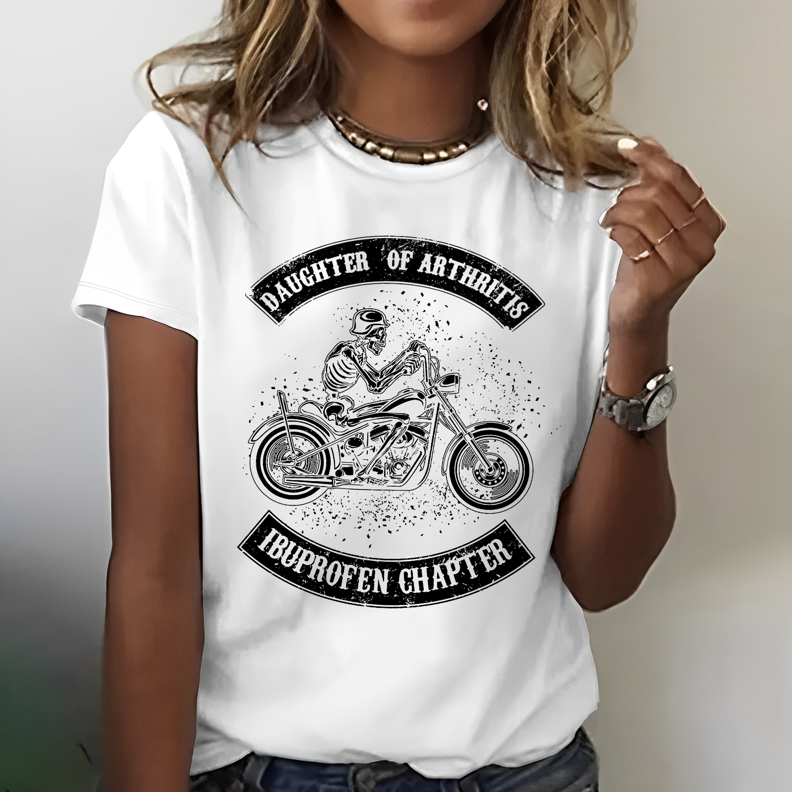 Daughter Of Arthritis Ibuprofen Chapter T-shirt