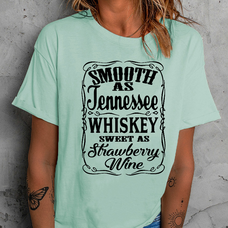 Smooth As Tennessee whiskey T-shirt