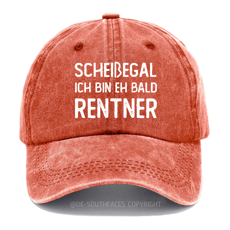 Scheiβegal Ich Bin Eh Bald Rentner Baseball Cap