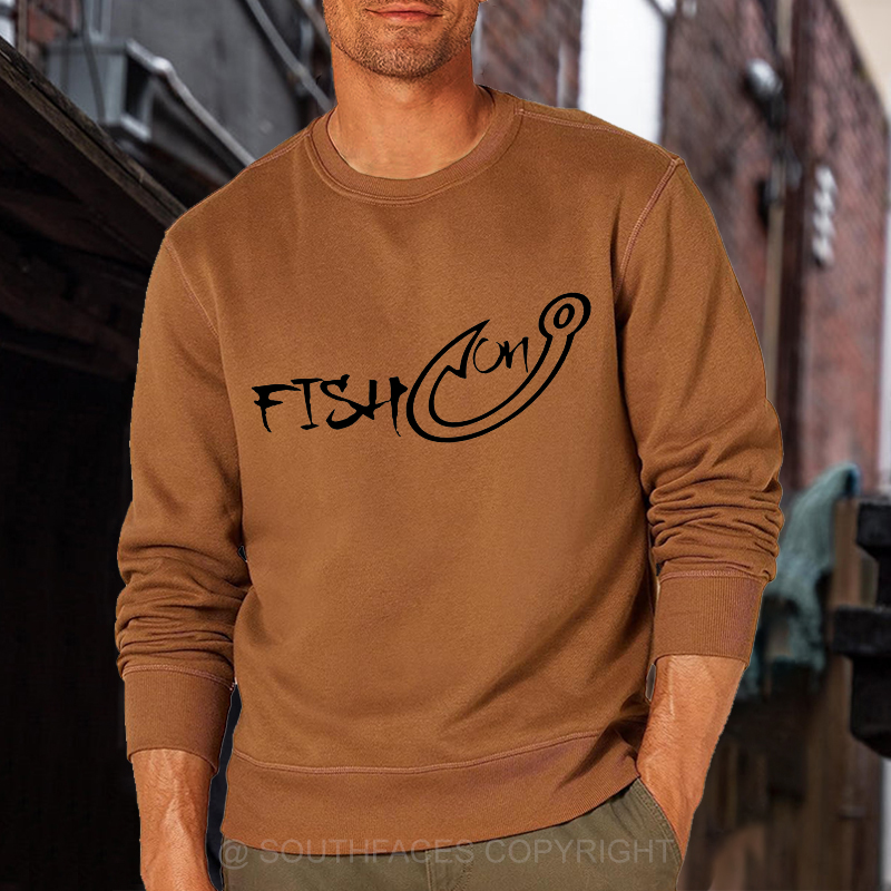 Fish On Funny Fishing Sweatshirt