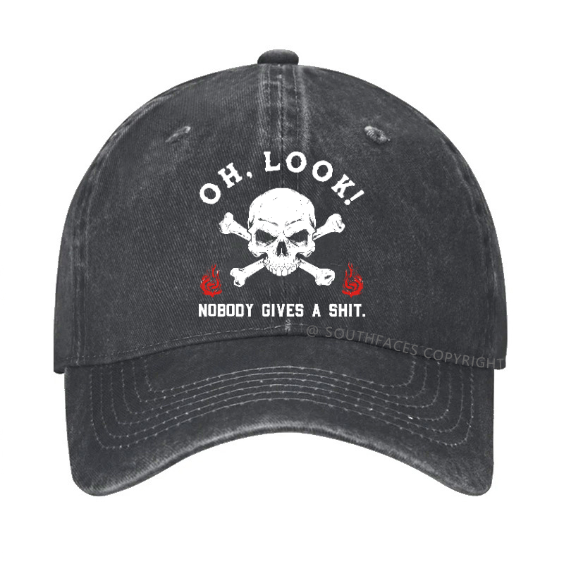 Personalized "Oh Look Nobody Gives A Shit" Hat