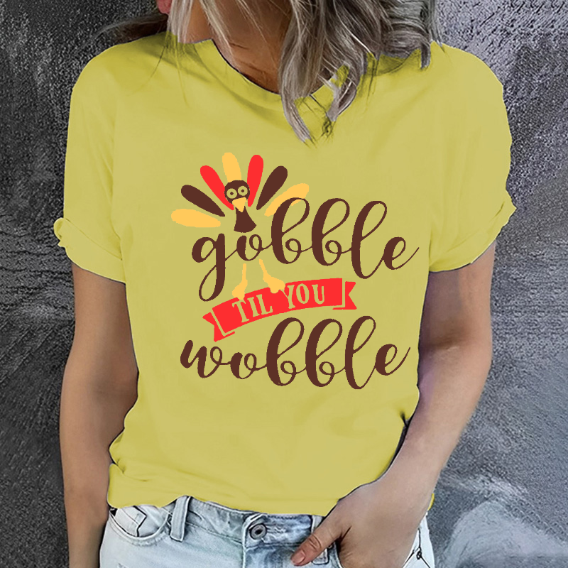 Gobble Gobble Funny Cute Thanksgiving T-shirt