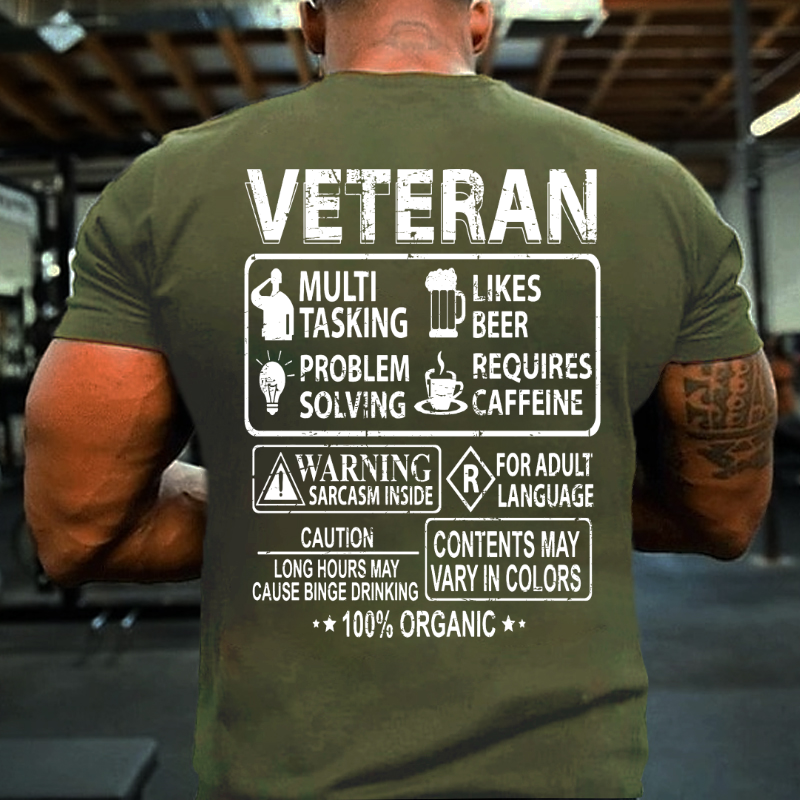 Veteran Component Long Hours May Cause Binge Drinking T-shirt