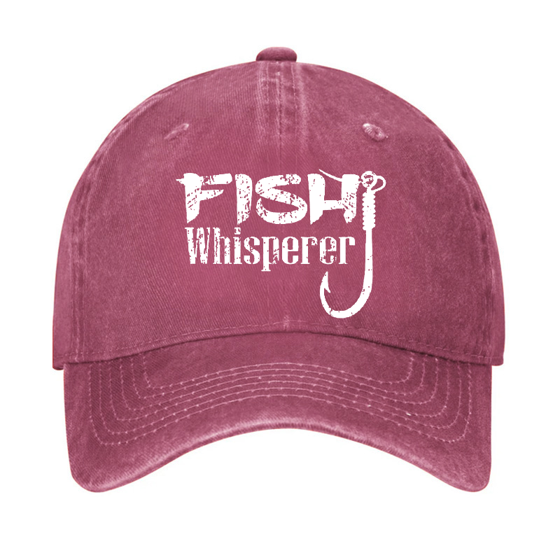 Fish Whisperer Funny Fishing Hat