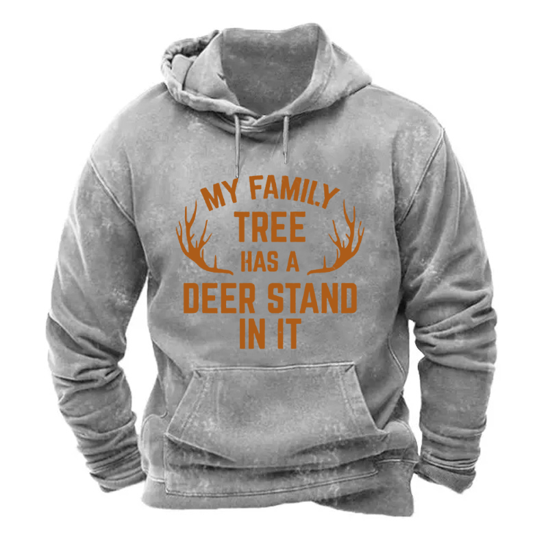 My Family Tree Has A Deer Stand In It Hunting Hoodie
