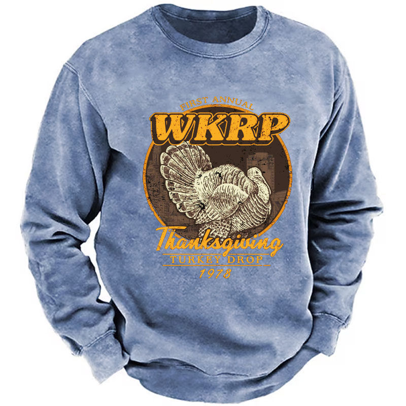 First Annual Wkrp Thanksgiving Turkey Drop 1978 Sweatshirt