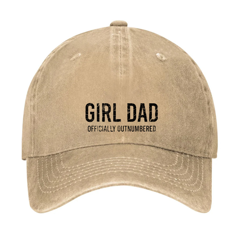 Girl Dad Officially Outnumbered Funny Hat