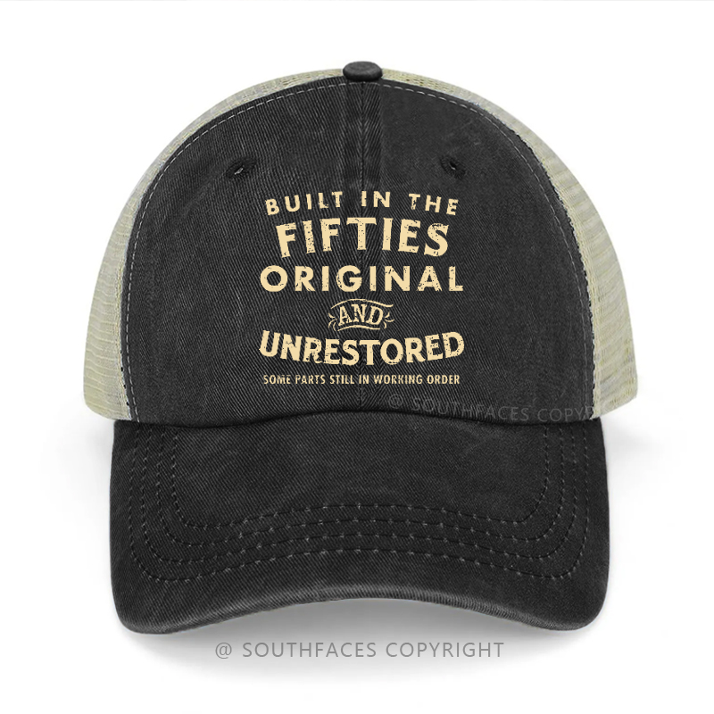 Built In The Fifties Original And Unrestored Trucker Cap