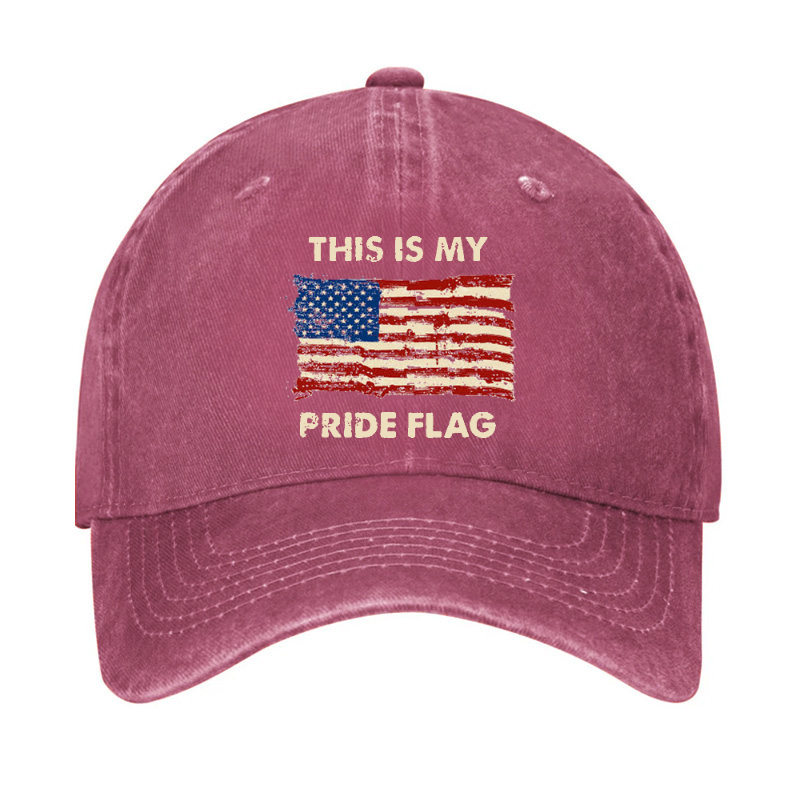 This Is My Pride Flag USA Flag Print Hat