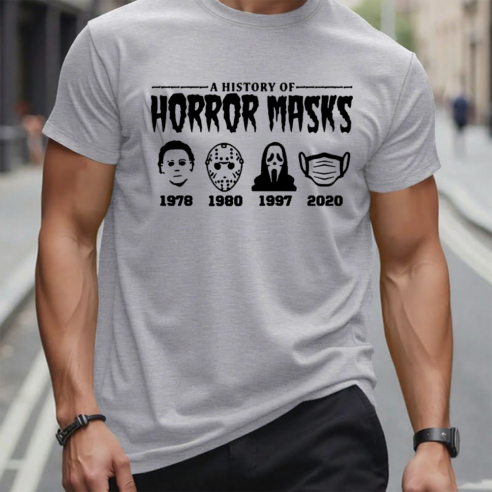 A History Of Horror Masks T-shirt