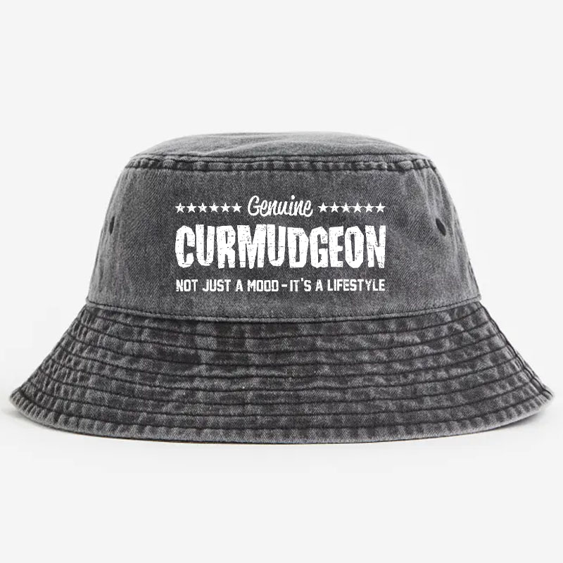 Genuine Curmudgeon Not Just A Mood-It's A Lifestyle Bucket Hat