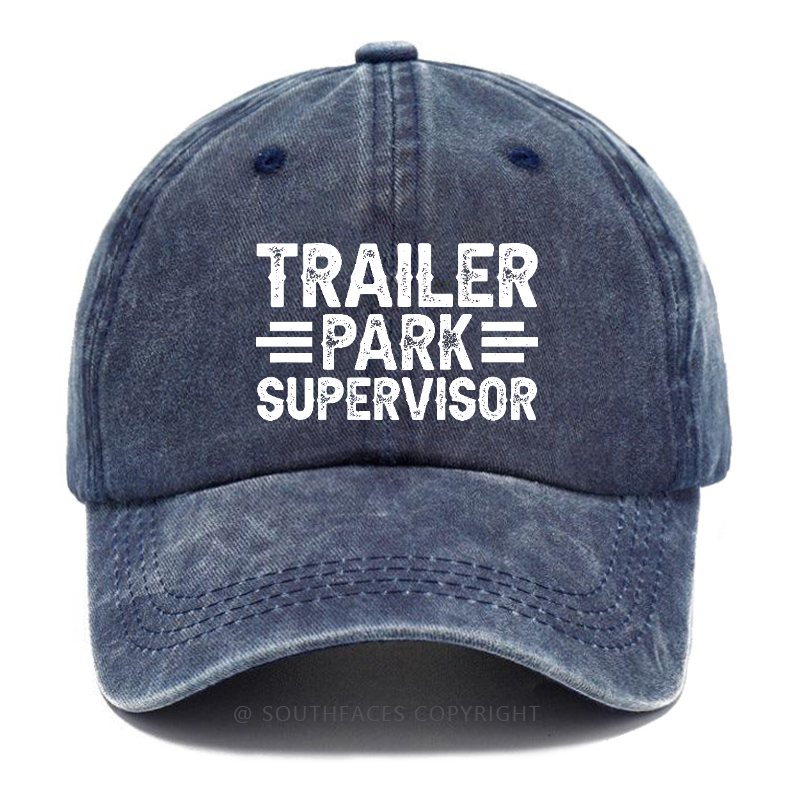 Trailer Park Supervisor Funny Sarcastic Gift Hat