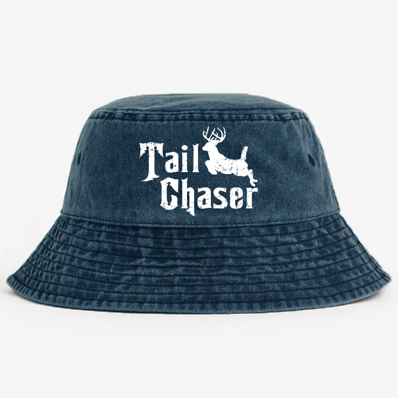 Tail Chaser Funny Hunting Bucket Hat
